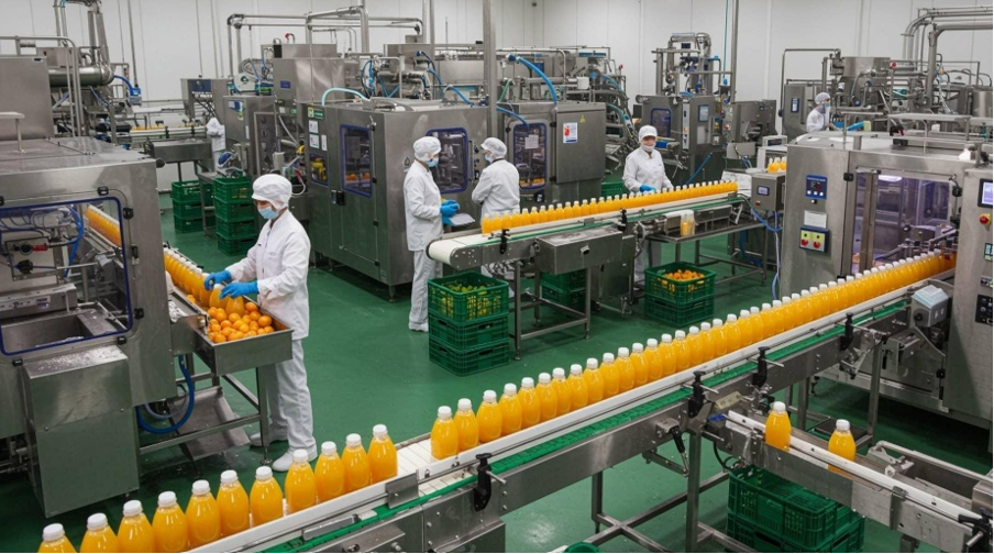 Línea de producción de bebidas con habilitación sanitaria en Uruguay